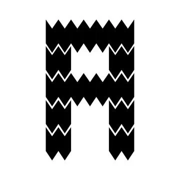 A alphabet Stock Illustration