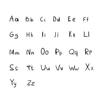 Alphabet Stock Illustration