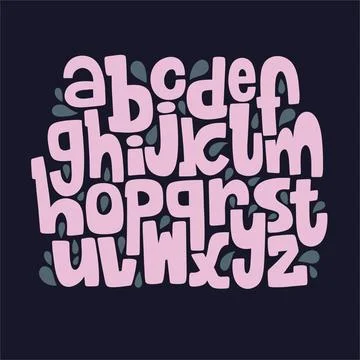 Alphabet Illustrazione stock