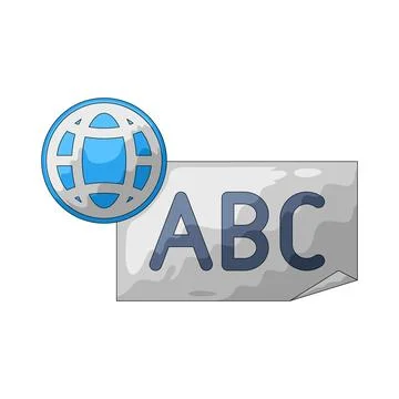 Alphabet illustration Stock Illustration