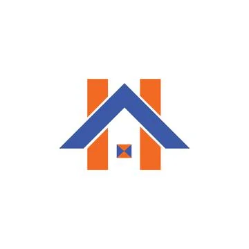 Alphabet Initials logo AH, HA, H and A Stock Illustration