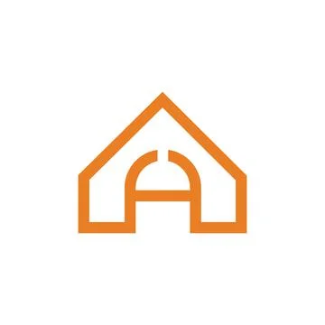 Alphabet Initials logo AH, HA, H and A Stock-Illustration