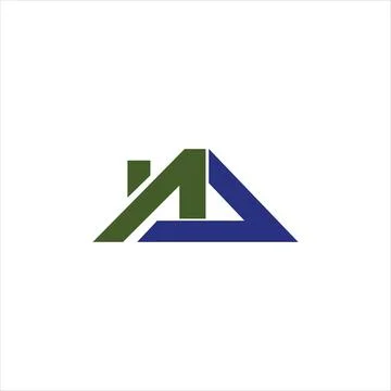 Alphabet Initials logo AJ, JA, A and J Stock-Illustration