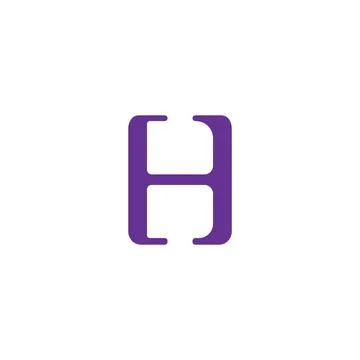 Alphabet Initials logo BH, HB, H and B Stock-Illustration