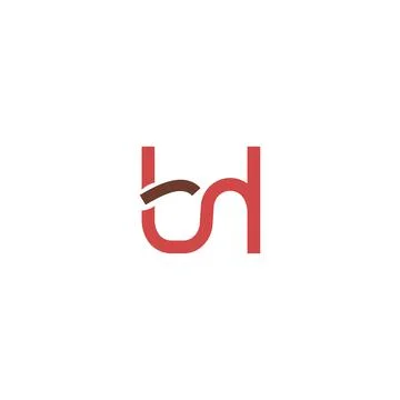 Alphabet Initials logo BH, HB, H and B Stock Illustration