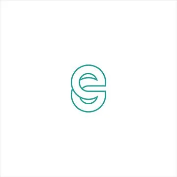 Alphabet Initials logo EG, GE, E and G Stock-Illustration