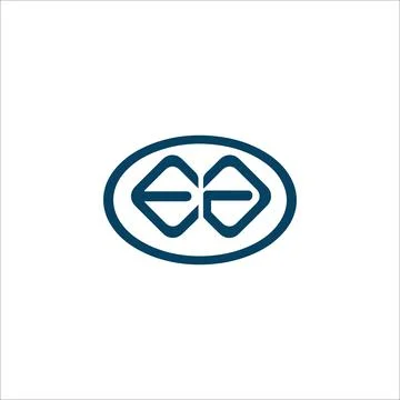 Alphabet Initials logo EG, GE, E and G Stock Illustration