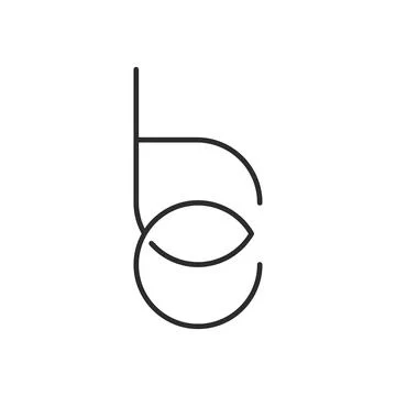 Alphabet Initials logo EH, HE, E and H Stock-Illustration