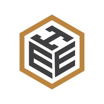 Alphabet Initials logo EH, HE, E and H Stock Illustration