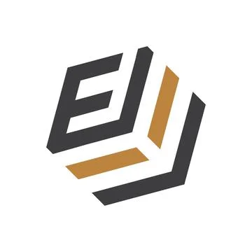 Alphabet Initials logo EH, HE, E and H Stock Illustration