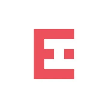 Alphabet Initials logo Ei, iE, E and I Stock Illustration