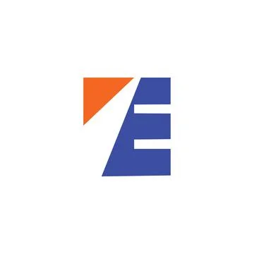 Alphabet Initials logo Ei, iE, E and I Stock Illustration
