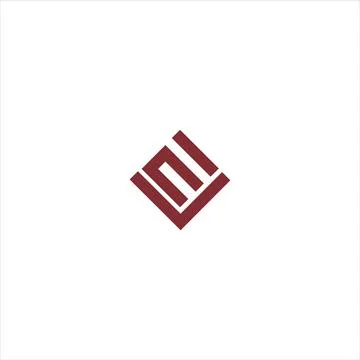 Alphabet Initials logo EL, LE, E and L Stock Illustration