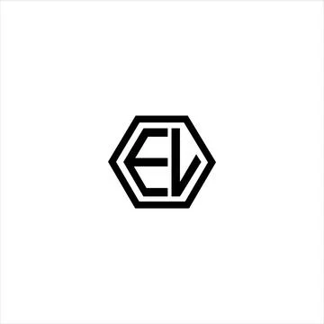 Alphabet Initials logo EL, LE, E and L Stock-Illustration