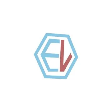 Alphabet Initials logo EL, LE, E and L Stock Illustration