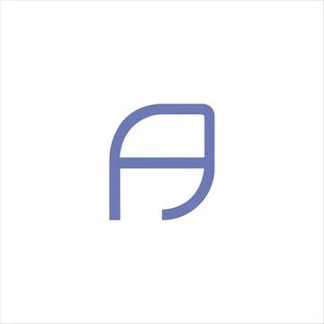 Alphabet Initials logo FA, AF, F and A Illustrazione stock