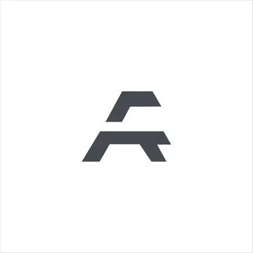 Alphabet Initials logo FA, AF, F and A Stock Illustration