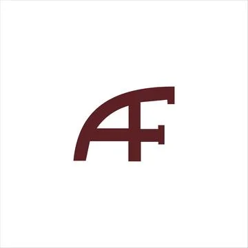 Alphabet Initials logo FA, AF, F and A Stock-Illustration