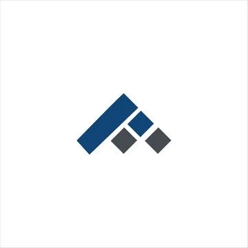 Alphabet Initials logo FA, AF, F and A Stock Illustration