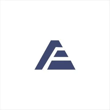 Alphabet Initials logo FA, AF, F and A Illustrazione stock