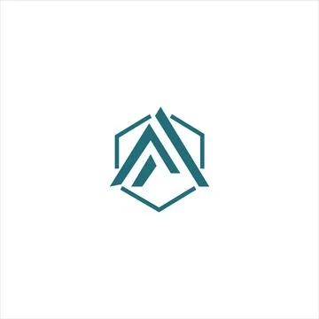 Alphabet Initials logo FA, AF, F and A Stock Illustration