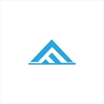 Alphabet Initials logo FA, AF, F and A Stock Illustration
