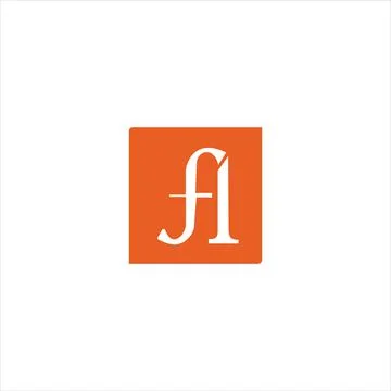 Alphabet Initials logo FA, AF, F and A Stock Illustration