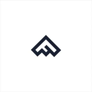 Alphabet Initials logo FA, AF, F and A Stock Illustration