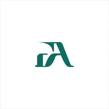 Alphabet Initials logo FA, AF, F and A Stock Illustration