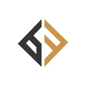 Alphabet Initials logo FB, BF, F and B Stock-Illustration