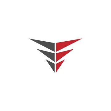 Alphabet Initials logo Ff, F Stock-Illustration