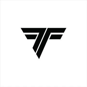 Alphabet Initials logo Ff, F Stock Illustration