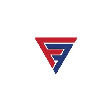 Alphabet Initials logo Ff, F Stock Illustration