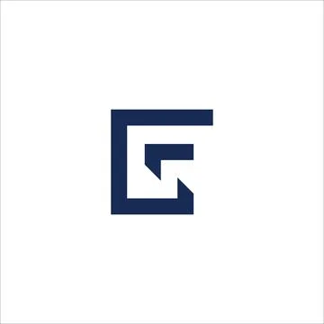 Alphabet Initials logo FG, GF, F and G Stock Illustration