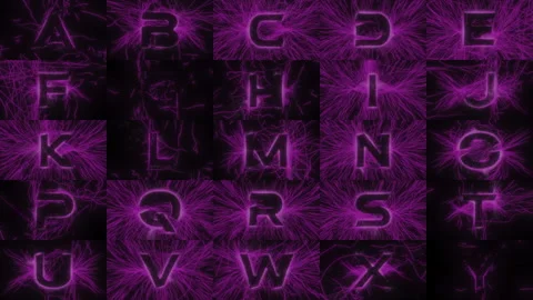  Alphabet Intro Stock Footage 252643234