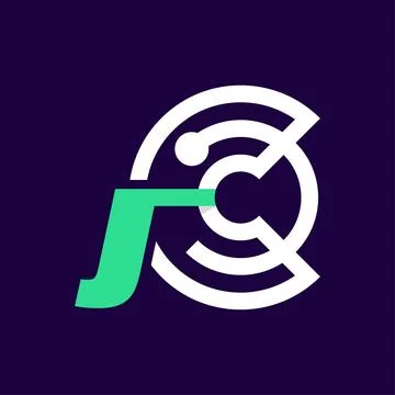 Alphabet J Crypto Logo Stock Illustration