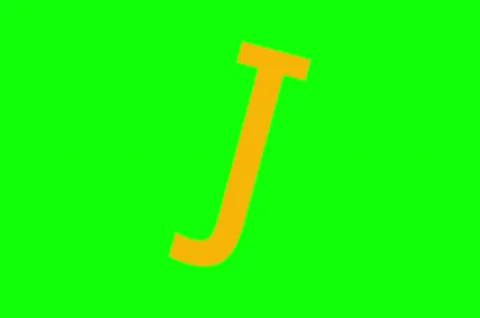 Alphabet J glitch Stock Footage 231509947