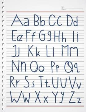 Alphabet kiddies Stock Illustration