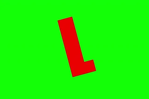 Alphabet L glitch Stock Footage 231509962