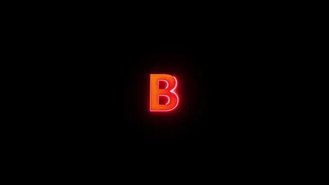 Alphabet letter B Stock Footage 288915536