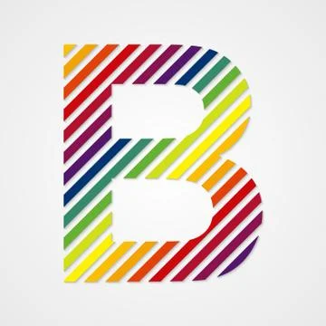 Alphabet. Letter B Stock Illustration