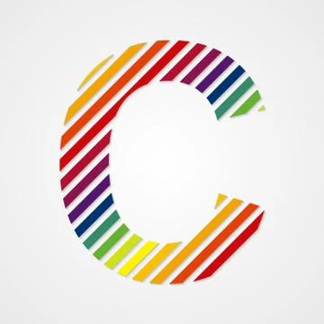Alphabet. Letter C Stock Illustration