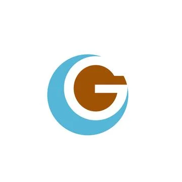 Alphabet letter G logo vector design Stock Illustration