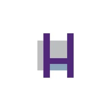 Alphabet letter H logo vector design Stock Illustration