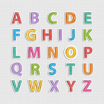 Alphabet letter Stock Illustration