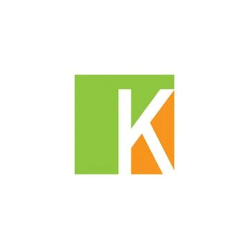 Alphabet letter K logo vector design Stock Illustration