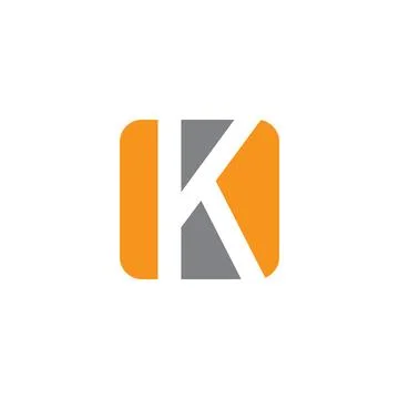 Alphabet letter K logo vector design Stock Illustration