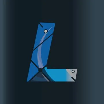 Alphabet letter L logo vector Template  Professiona Modern Creative icon Stock Illustration