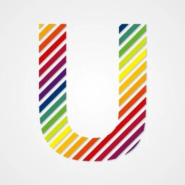 Alphabet. Letter U Stock Illustration