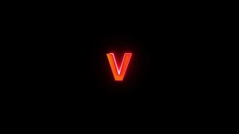 Alphabet letter V Video stock 288915483